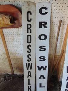 lot 3890 image: Crosswalk signs