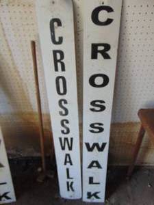 lot 3891 image: Crosswalk signs
