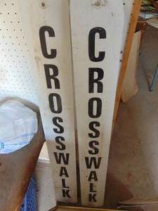 lot 3892 image: Crosswalk signs