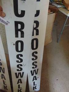lot 3893 image: Crosswalk signs