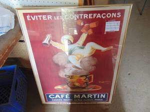 lot 3896 image: Large advertising poster