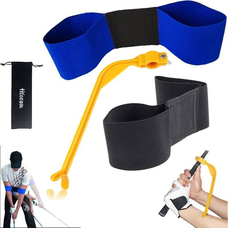 lot 4111 image: hicocool 3-Piece Suit Golf Swing Training Aids  Hold A Right Wrist Angle, Form Muacle Memory, Perfect for Beginner