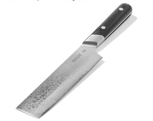 lot 34135 image: 6 Japanese Damascus Steel Nakiri Knife