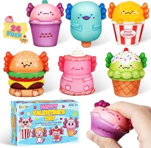 lot 34137 image: 24 Pack Slow Rising Food Toys