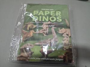 lot 34658 image: DIY origami paper cats - 150 Sheets DIY paper cats to fold cute cat figures, Fun craft activity fold CatDogDino Figures for adults, desk decoration & gift(Set of 3)