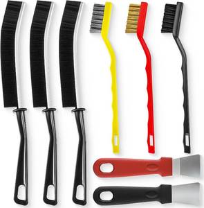 lot 34666 image: Crevice Cleaning Brush, Hard Bristle Crevice Cleaning Brush, Cleaning Brushes for Household Use, Kitchen Scrub Brushes for Cleaning,Laundry Room Organization, Grout Brush, Bathroom Cleaning Supplies