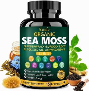 lot 34154 image: Organic Sea Moss Advanced 11-in-1 Complex, 150-Day Veggie Seamoss Capsules