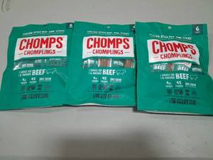 lot 79181 image: LOT OF THREE - CHOMPLINGS Italian-Style Beef Sticks - 6ct0.5oz