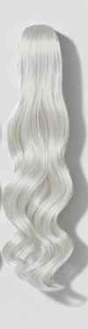 lot 78346 image: 24 Inch Clip Ponytail Extension for Women Voluminous Wavy Synthetic Hair with Secure Claw Clip Heat Resistant Date Night Hair Valentines Day Hairstyle