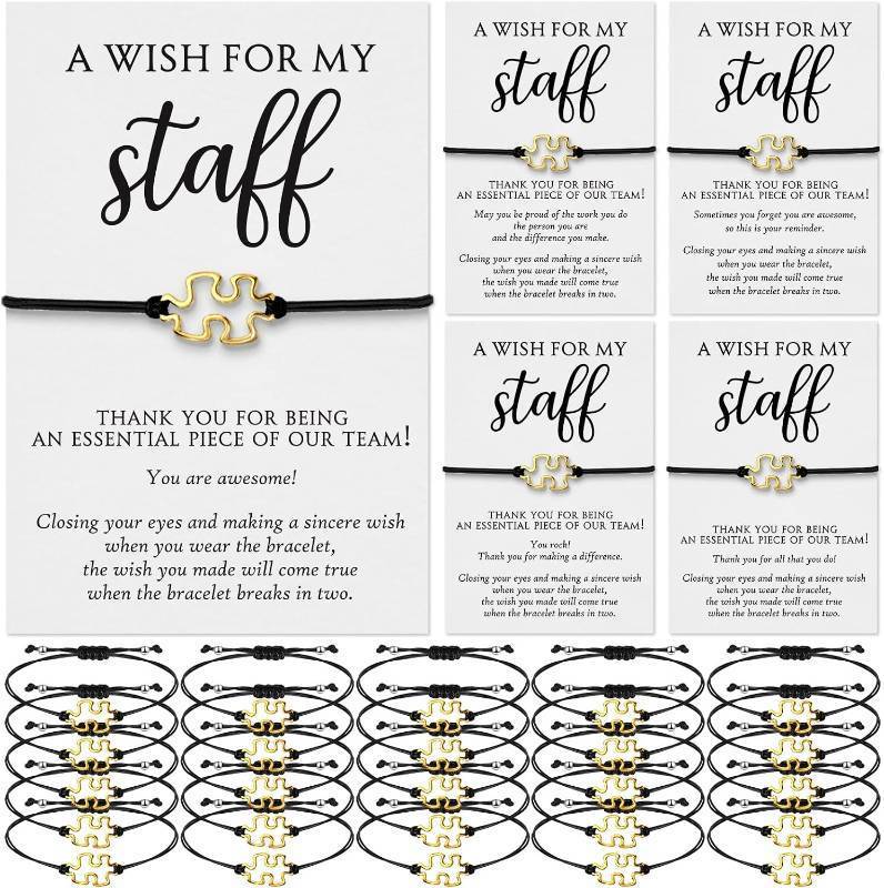 lot 78616 image: Huquary 25 Sets Staff Appreciation Gifts Bulk,Gold