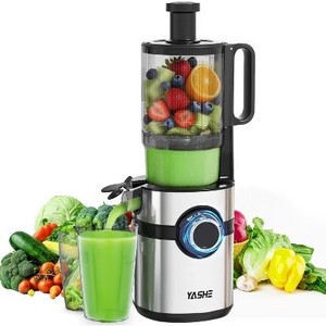 lot 34990 image: OSTBA Juicer Machines, Cold Press Juicer For Whole Vegetables and Fruits, Easy to Clean for Batch Juicing