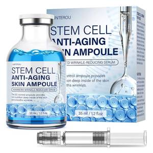 lot 34992 image: Stem Cell Serum for Face, Advanced Microneedling Serum for Anti-Aging, Fine Lines & Wrinkle Removal, Stem Cell Ampoule to Use with and Without Microneedling, 1.2 fl.oz