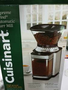 lot 35075 image: Cuisinart  Burr Mill Grinder