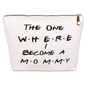 lot 8846 image: yhslmh New Mommy Gift, Gold Zipper Pregnancy Gifts Bag, Congratulations Mom To Be Gifts First Time Mama Pouch, Announcement Mothers Day Makeup Bag Gift, The One Where I Become A Mommy