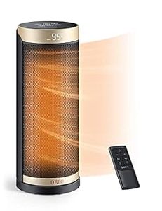 lot 8851 image: Dreo Space Heaters for Indoor Use, Portable Electric Heater for Bedroom Large Room Office Garage, 1500W Fast PTC Ceramic Heating with Remote, Thermostat, Oscillating, Timer, Multiple Safety Protection (B095PP1GZR) - Retail $75