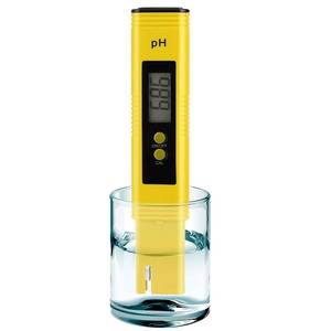 lot 8859 image: Digital pH Meter Tester Pen for Water, Pre-Calibrated, High Accuracy 0.01, 14 pH Range, Pocket Size for Drinking Water, Pool, Aquarium & Hydroponics (Yellow)