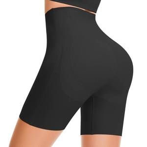 lot 8886 image: NaTen Women Shapewear Thong Tummy Control High Waisted Body Shaper Seamless Lace Shaping Thong Girdle Panties Underwear Black-XL