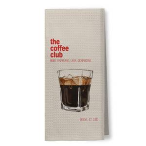 lot 10559 image: Foritho Coffee Kitchen Towels, Coffee Towels for Coffee Bar, Barista Towels for Coffee Bar, Coffee Kitchen Decor, The Coffee Club Decorative Dish Towels Tea Towels, Coffee Bar Hand Towels, 16x24 Inch