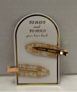 lot 10595 image: Hair Clip Holder Display Stand To Have and To Hold Your Hair Back