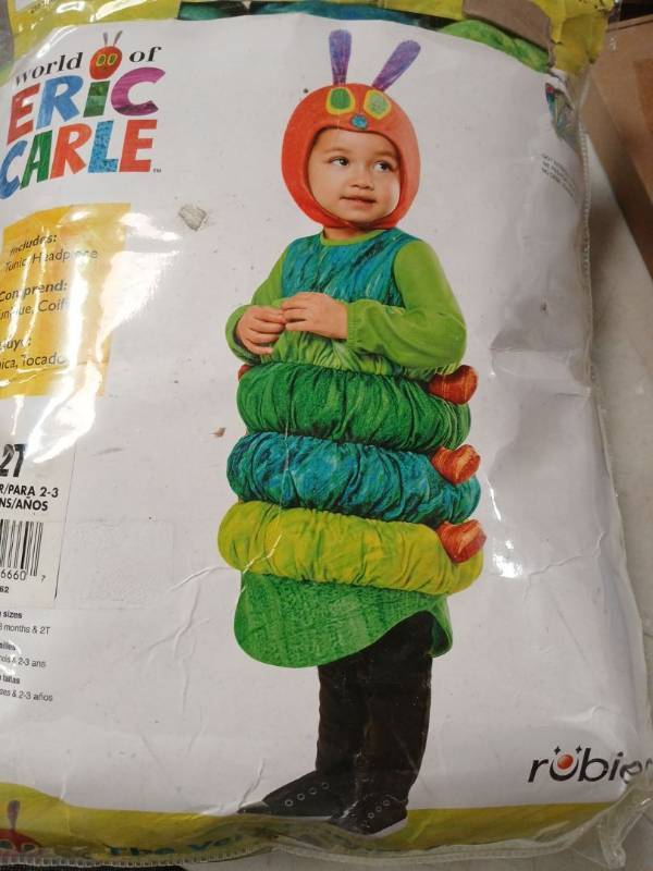 lot 19360 image: Rubies  672130 The Very Hungry Caterpillar Infant & Toddler Costume - Green & Blue - 2T