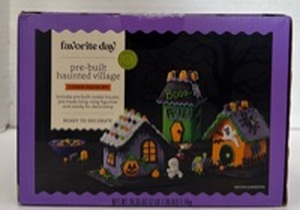 lot 10346 image: Favorite Day Pre-Built Haunted Village Cookie House Kit 39.35 oz - Best By May 2026