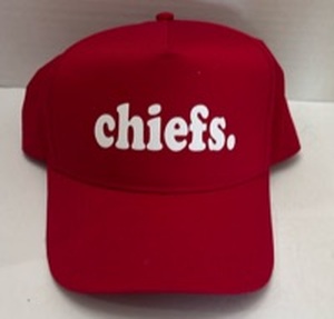 lot 10373 image: Chiefs Red Baseball Cap