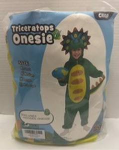lot 110444 image: Triceratops Onesie Hooded Child Costume  size xl