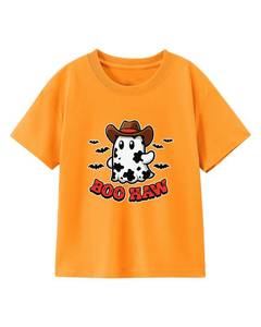 lot 110462 image: Halloween Shirts for Kids Toddler Boys Girls Pumpkin Shirts Ghost T-Shirts Clothes Short Sleeve Cotton Tee 2-8T 56