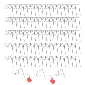 lot 110466 image: Rthjsfj 60Pcs Stainless Steel Christmas Light Hooks for Gutter Guards, Heavy-Duty Metal Gutter Hooks for Outdoor Lights
