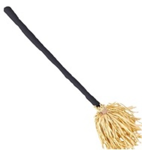 lot 110496 image: Halloween Witch Broom Decor with Sound Effects