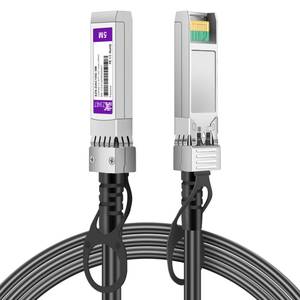 lot 10636 image: 10G SFP to SFP Cable, 1M(3.3ft) 28AWG, 10GBASE-CU Passive Twinax Direct Attach Copper DAC Cable for Cisco SFP-H10GB-CU1M, Ubiquiti UniFi UC-DAC-SFP, Meraki, Netgear and More  0.5-7m Available