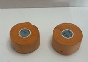 lot 10639 image: AthleticMedical Tape Rolls BeigeTan 2-Pack