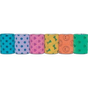 lot 10669 image: Andover Healthcare Inc-Petflex Cohesive Bandage Pet Pack- Assorted 2 Inch6 Pack (Case of 36 )