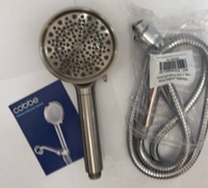 lot 10718 image: Cobbe Shower Head with Hose Bathroom Fixture