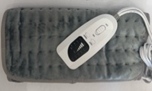 lot 10736 image: Electric Heating Pad with Controller Gray