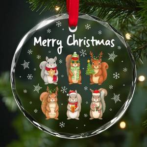 lot 10748 image: 34HD Christmas Ornament - Ceramic 2-Side, Hanging Ornament for Christmas Tree Decorations 8