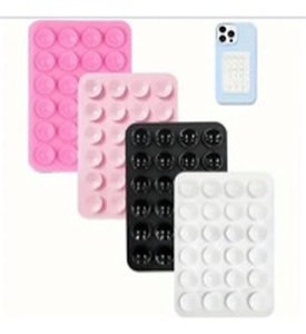 lot 107639 image: Phone Suction Cup Grip Pad 4 Pack
