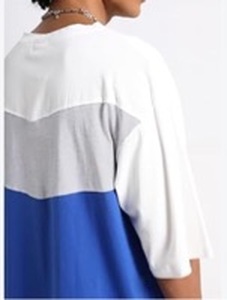 lot 107644 image: Eocicvvi Short Sleeve Colorblock T-Shirt large
