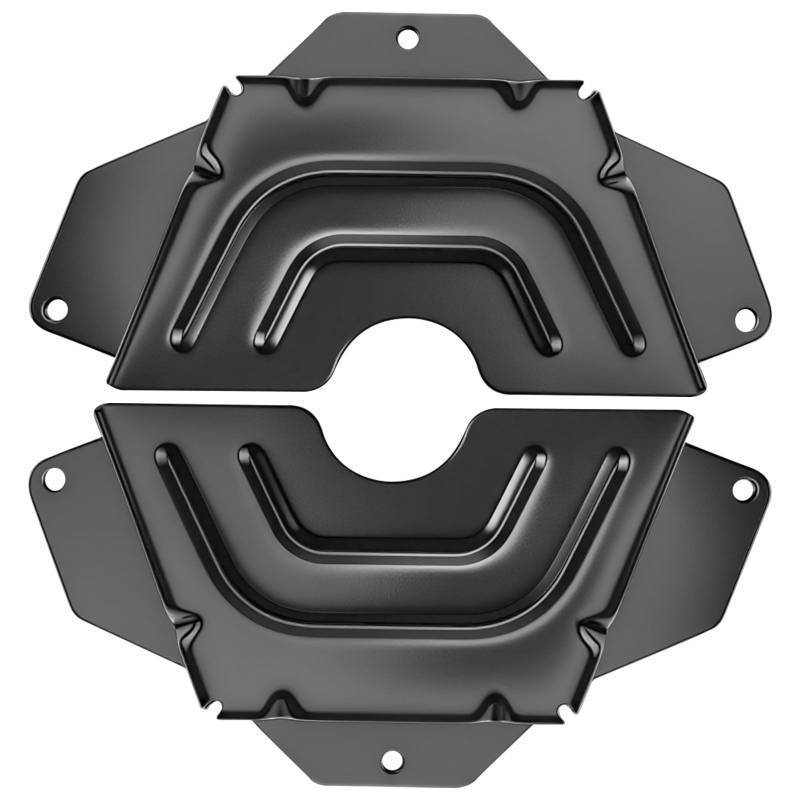 lot 8106 image: 783-08547-0637 Black Deck Belt Cover (2 pcs) Compatible with MTDCUB Cadet 46 Deck for XT1 XT2 LX46 LT46 LE 13AP79XT099, 13AL78XT099, 247203790, 247203791 etc. - Retail $27