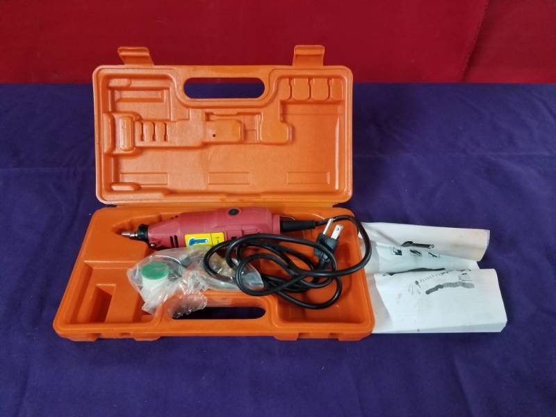 lot 2384 image: Cummins Die Grinder in Box with Attachments