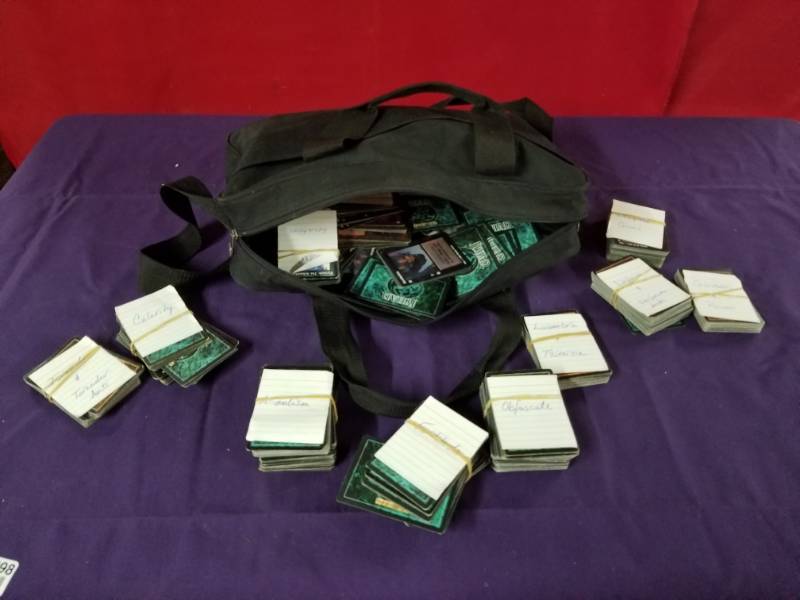 lot 2398 image: Bag full of JyHad Gaming Cards