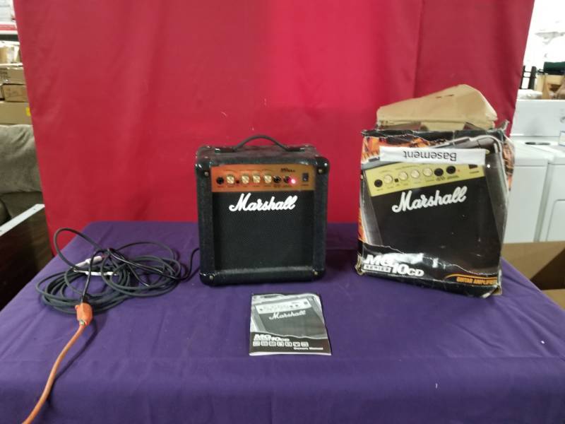 lot 2390 image: Marshall Personal Amp with Cord