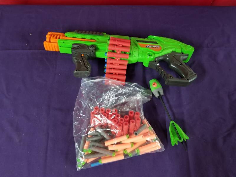 lot 2396 image: NERF Gun with Bullets