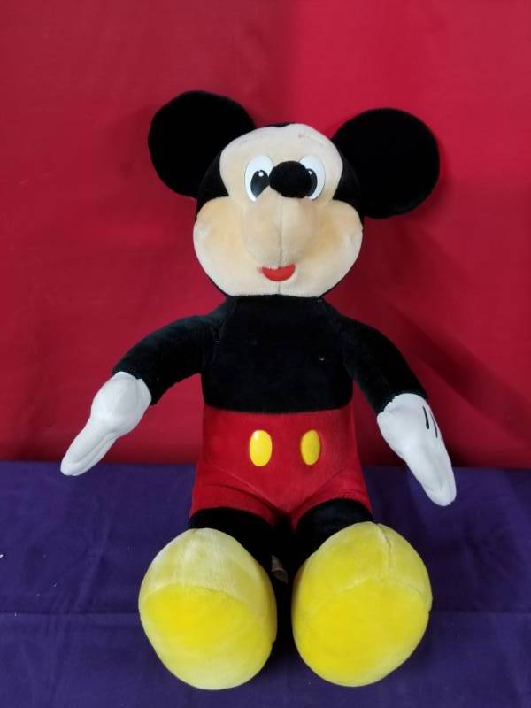 lot 2376 image: Stuffed Mickey Mouse Doll