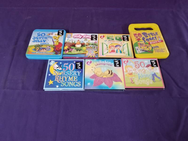 lot 2435 image: Seven CD Sets of Childrens  Kids Songs