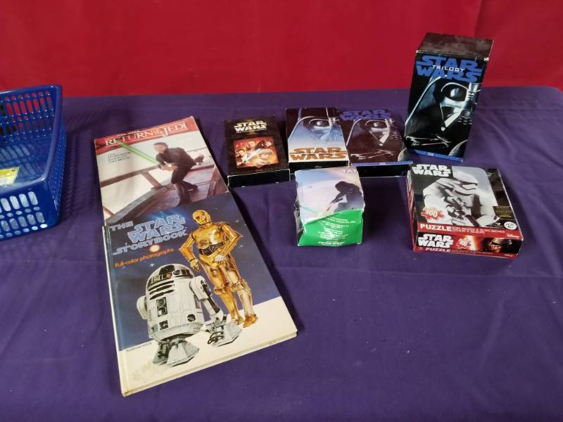 lot 2443 image: Star Wars Books, Movies and More