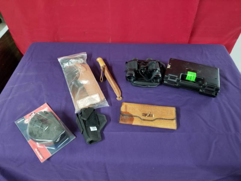 lot 2470 image: Gun Cases  Holsters Binoculars