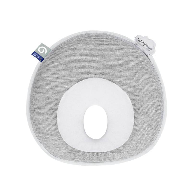 lot 6003 image: Babymoov Lovenest Original Baby Headrest, Oeko-Tex Certified, Soft & Supportive, Made in Europe, Smokey, A050227_US