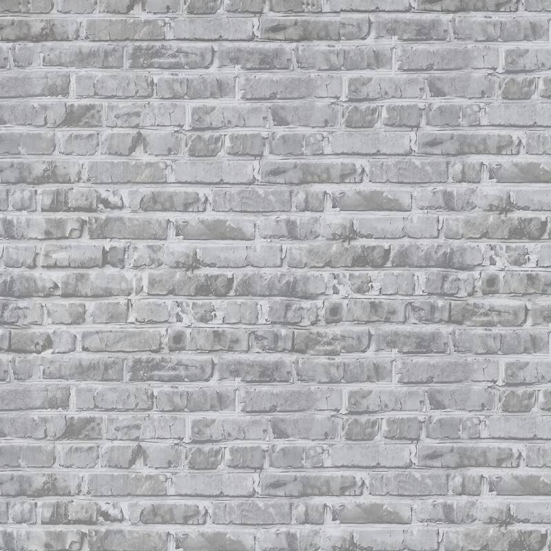lot 7987 image: Timeet 17.7 x 472 Grey Brick Wallpaper Peel and Stick Wallpaper Self-Adhesive Wallpaper for Bedroom Living Room Decoration Vinyl Film Roll - Retail $33