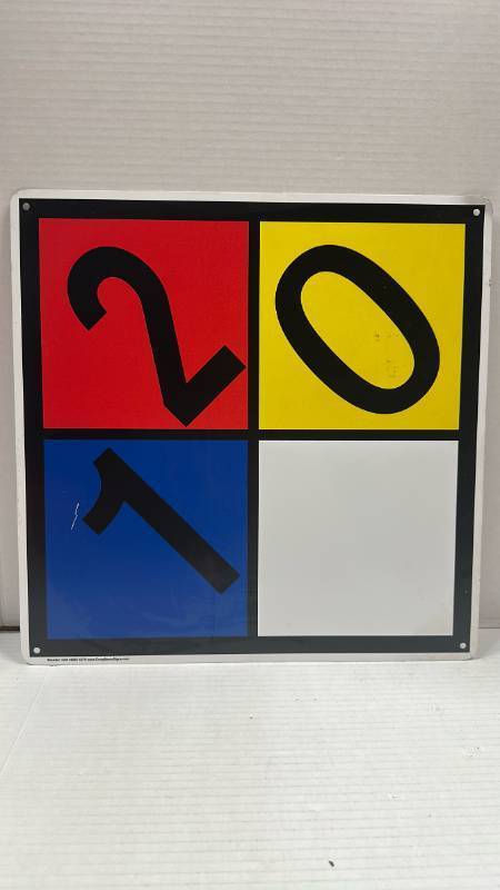 lot 7087 image: Aluminum Safety Sign (15x15)